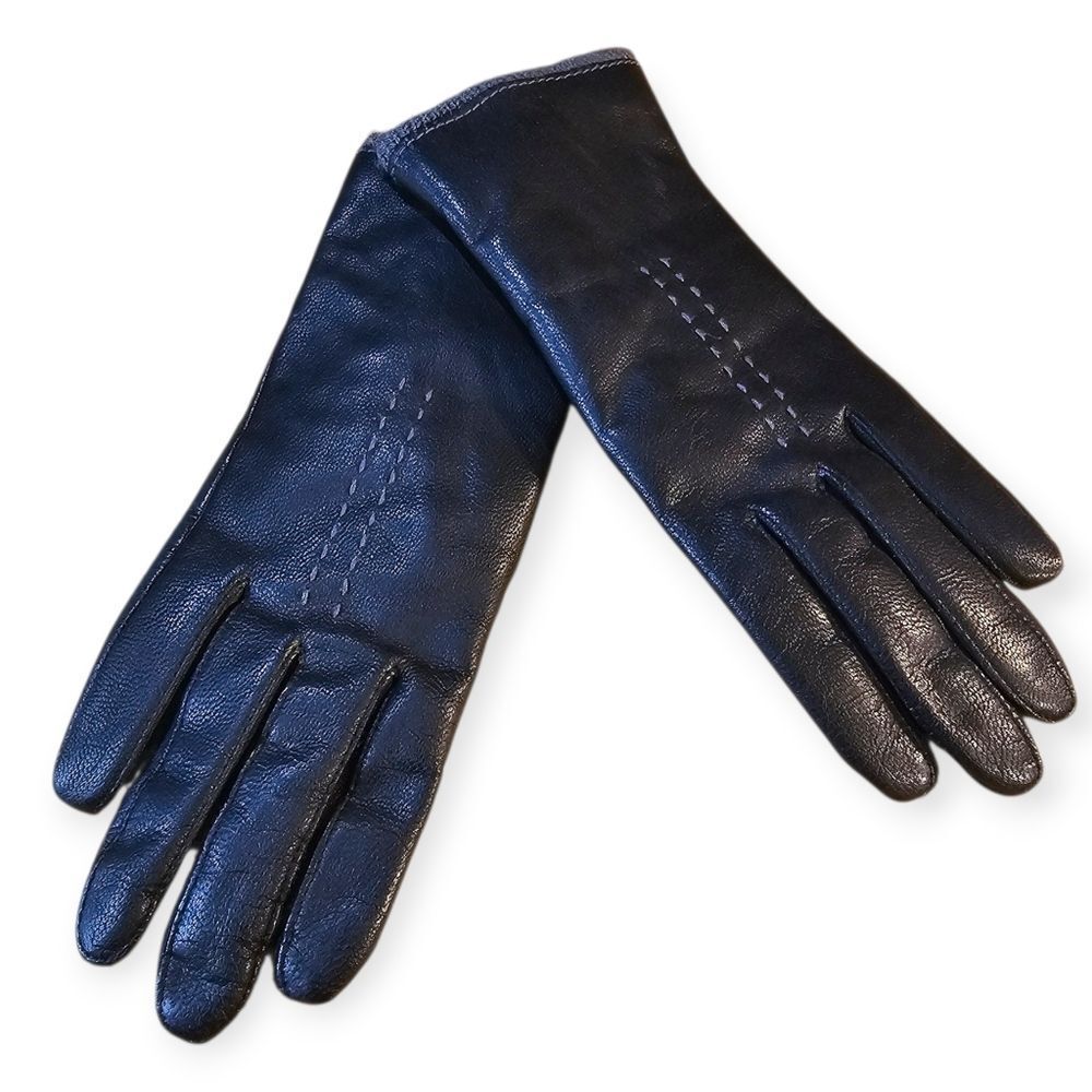 Thinsulate Women’s Black Leather Gloves – Medium 🖤🧤
